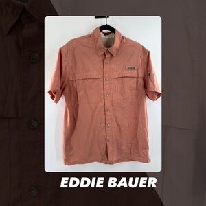 EUC Eddie Bauer Ripstop Guide Shirt